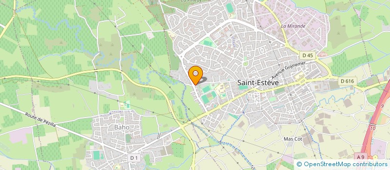 localisation de l'entreprise MONTCLARY  SAINT-ESTEVE