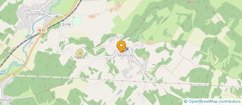 localisation de l'entreprise MONTCLERC  MONTCEY