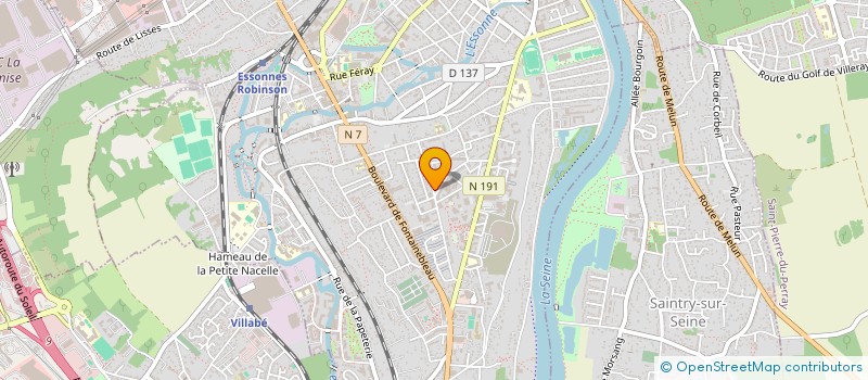 localisation de l'entreprise MONTCONSEIL LES TOURS à CORBEIL ESSONNES