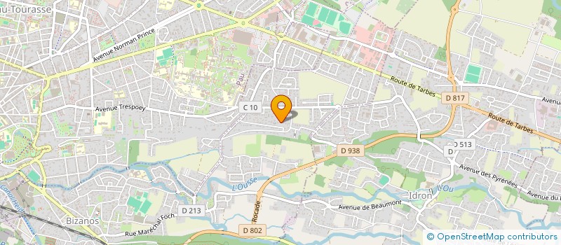 localisation de l'entreprise MONTCORBISON  BIZANOS