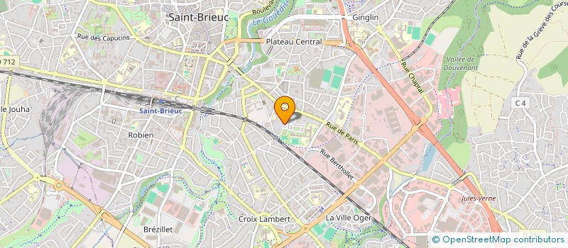 localisation de l'entreprise MONTCUQUET à SAINT-BRIEUC