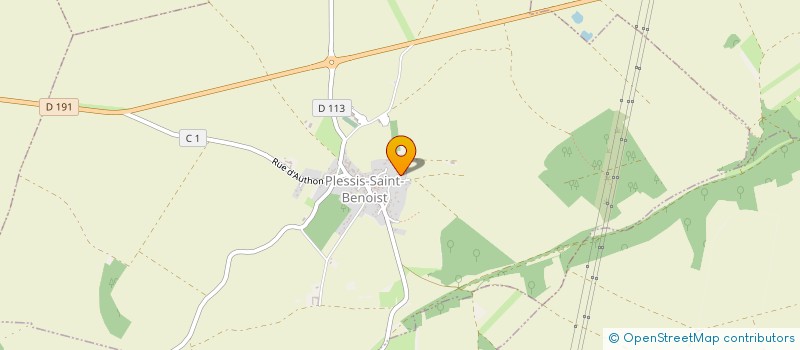 localisation de l'entreprise MONTDAUVILLET  PLESSIS-SAINT-BENOIST