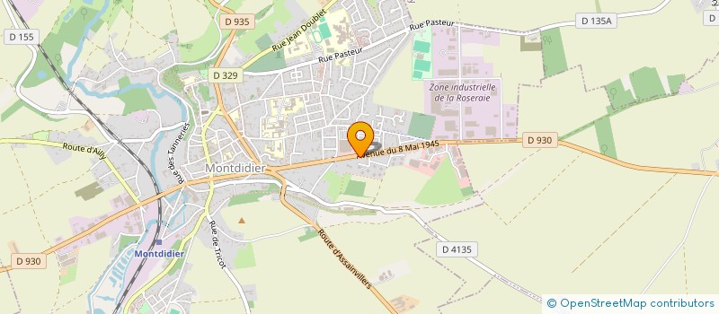 localisation de l'entreprise MONTDI PIZZA à MONTDIDIER