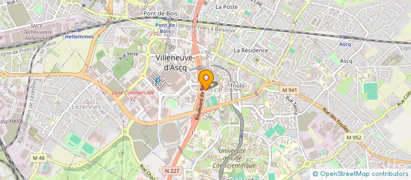 localisation de l'entreprise MONTDOYEN PROMOTION à VILLENEUVE-D'ASCQ