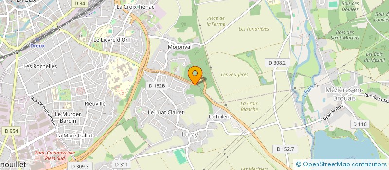 localisation de l'entreprise MONTDROUARD à LURAY