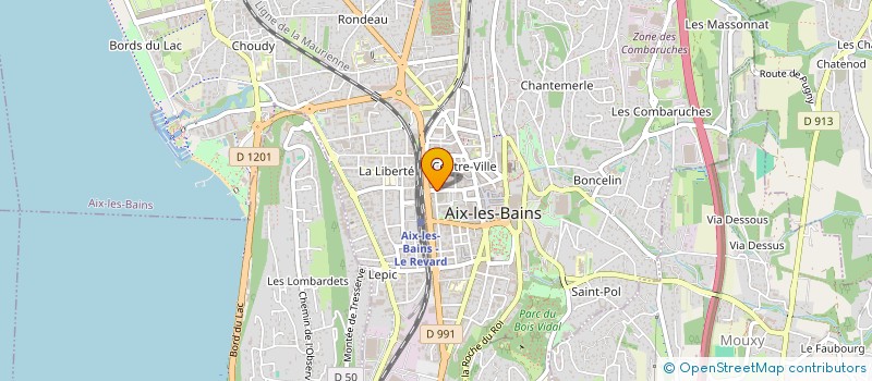 localisation de l'entreprise MONTE BIANCO PATRIMOINE  AIX-LES-BAINS