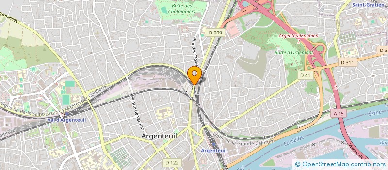 localisation de l'entreprise MONTE CARA  ARGENTEUIL