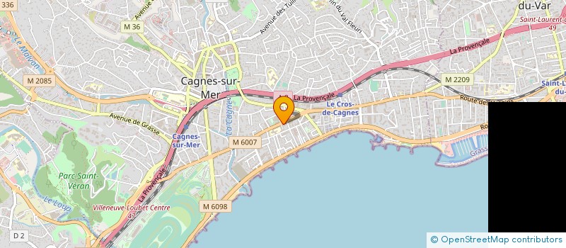 localisation de l'entreprise MONTE CARLO COSMETICS à CAGNES-SUR-MER