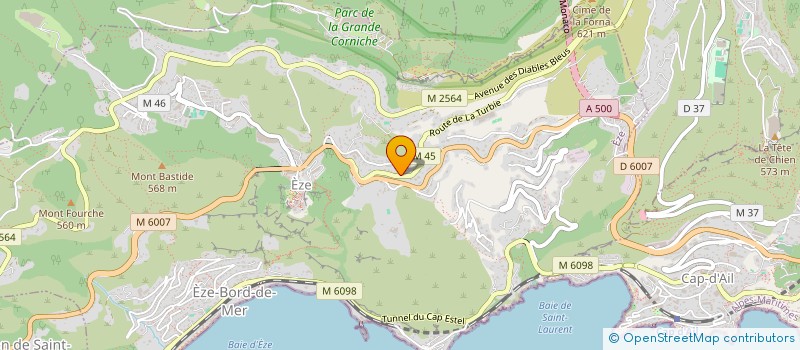 localisation de l'entreprise MONTE CARLO EDEN  MENTON