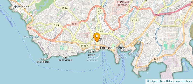 localisation de l'entreprise MONTE CARLO SARL à FORT-DE-FRANCE