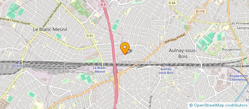 localisation de l'entreprise MONTE CHARGE FRANCE à AULNAY-SOUS-BOIS