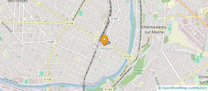 localisation de l'entreprise MONTE CHRISTO  SAINT-MAUR-DES-FOSSES