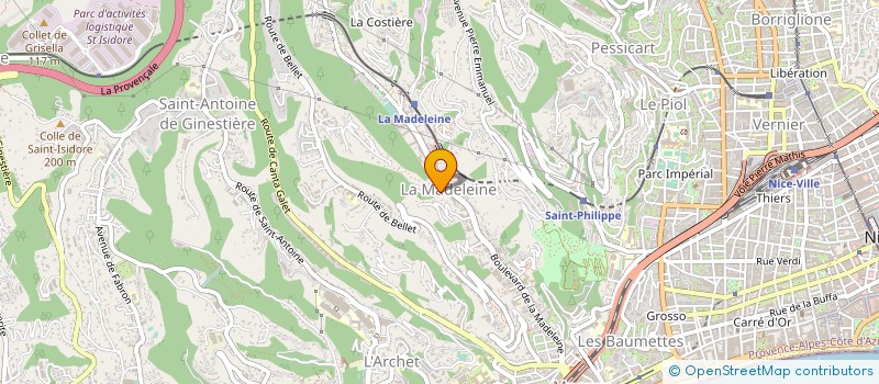 localisation de l'entreprise MONTE CRISTO à NICE