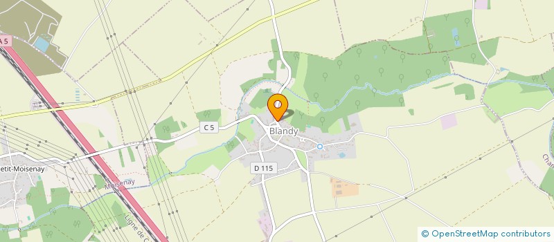 localisation de l'entreprise MONTE CRISTO  BLANDY