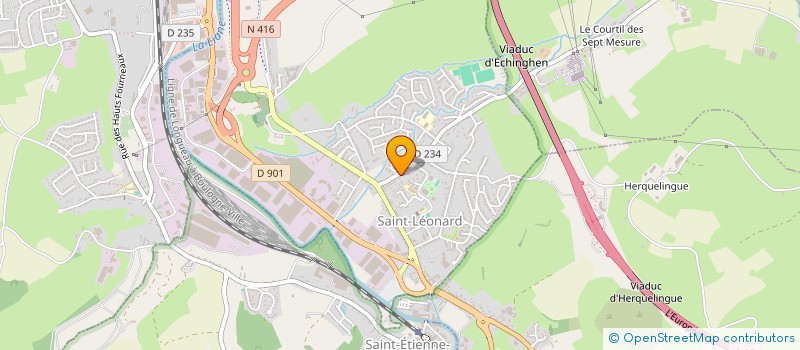 localisation de l'entreprise MONTE CRISTO à SAINT-LEONARD