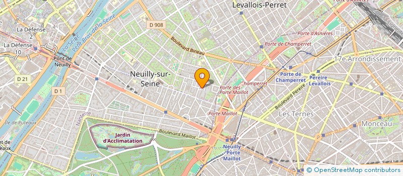 localisation de l'entreprise MONTE CRISTO à NEUILLY-SUR-SEINE