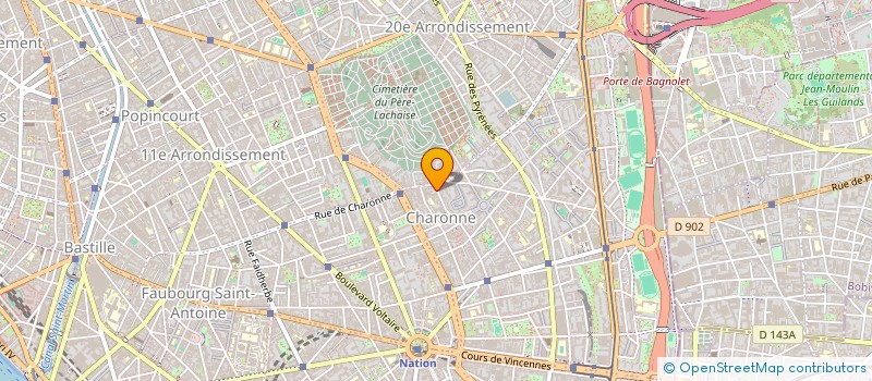 localisation de l'entreprise MONTE CRISTO  PARIS