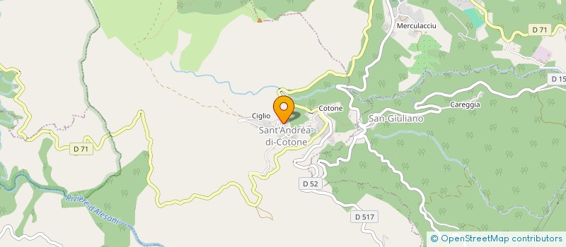 localisation de l'entreprise MONTE CRISTU à SANTA MARIA POGGIO