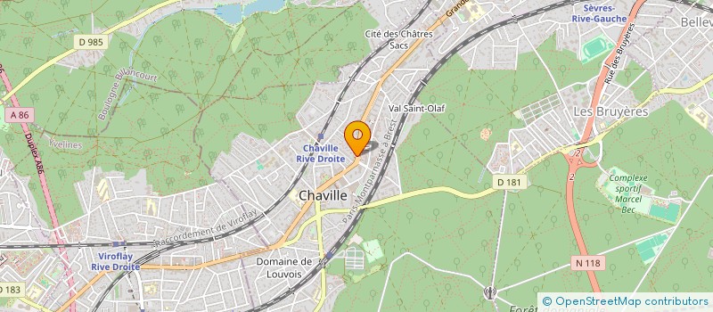 localisation de l'entreprise MONTE DULCI à CHAVILLE