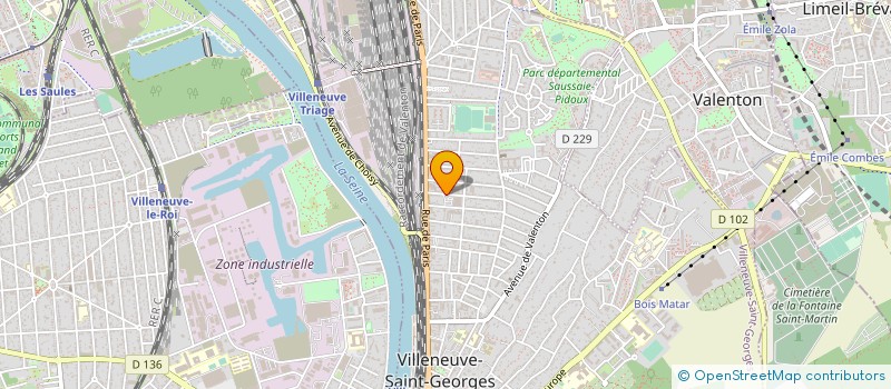 localisation de l'entreprise MONTE GORDO  VILLENEUVE-SAINT-GEORGES