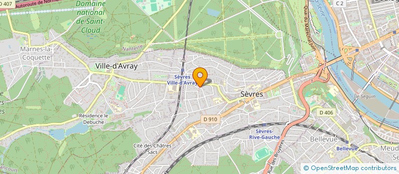 localisation de l'entreprise MONTE LORENZO à SEVRES