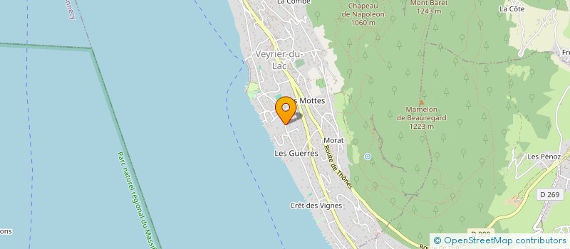 localisation de l'entreprise MONTE ROSA  VEYRIER-DU-LAC