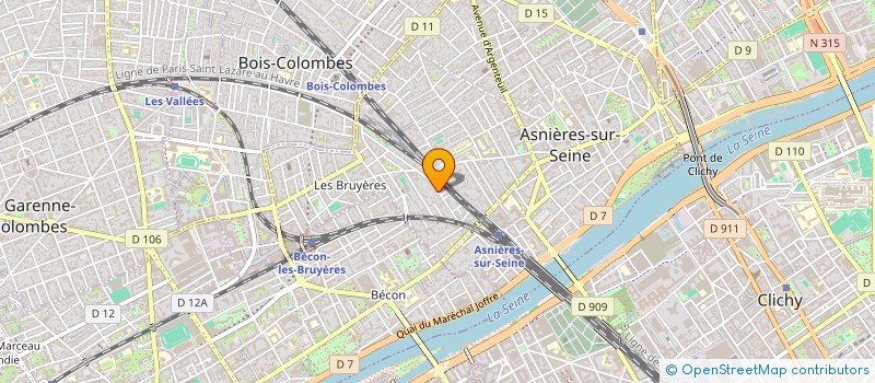 localisation de l'entreprise MONTE ROSA  ASNIERES-SUR-SEINE