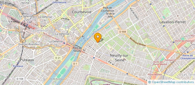 localisation de l'entreprise MONTE ROSA IMMO à NEUILLY-SUR-SEINE
