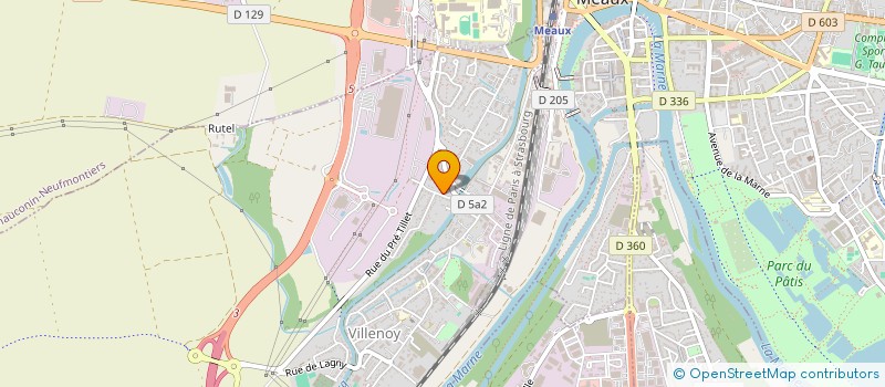 localisation de l'entreprise MONTEBAT SERVICE à VILLENOY