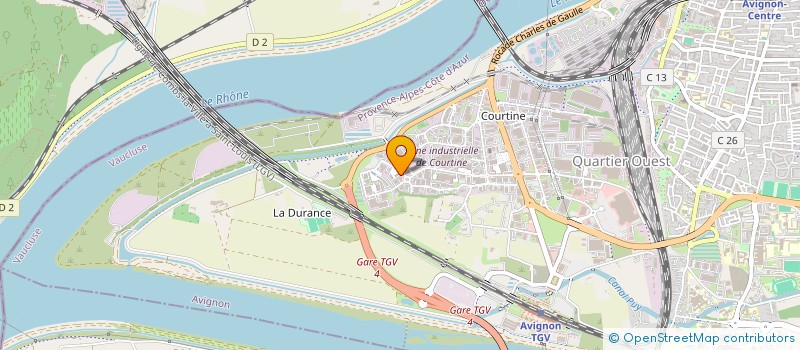 localisation de l'entreprise MONTEBELLO  AVIGNON