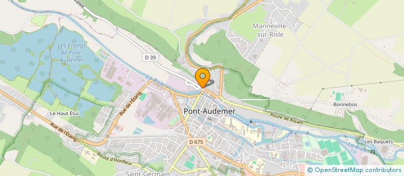 localisation de l'entreprise MONTEBELLO à PONT-AUDEMER