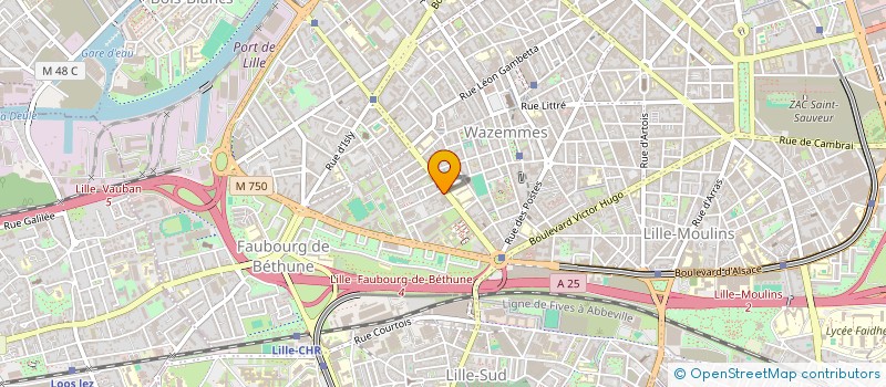 localisation de l'entreprise MONTEBELLO à LILLE
