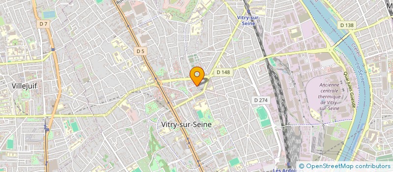 localisation de l'entreprise MONTEBELLO IMMOBILIER à VITRY-SUR-SEINE