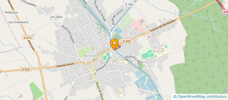 localisation de l'entreprise MONTECH EN SCENE  MONTECH