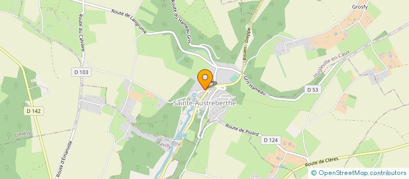 localisation de l'entreprise MONTECITO  SAINTE-AUSTREBERTHE