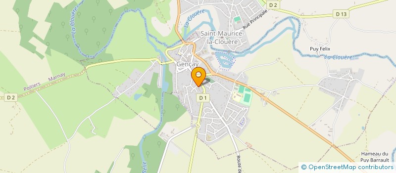 localisation de l'entreprise MONTECOLINO  GENCAY