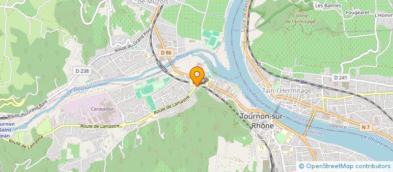 localisation de l'entreprise MONTECRISTO à TOURNON-SUR-RHONE