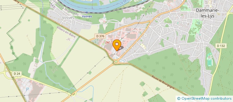 localisation de l'entreprise MONTECRISTO  DAMMARIE-LES-LYS