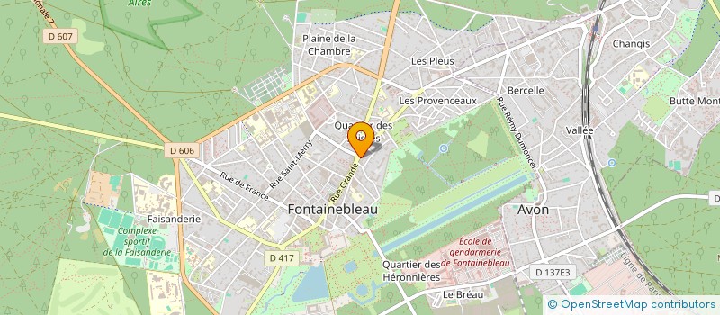 localisation de l'entreprise MONTECRISTO à FONTAINEBLEAU