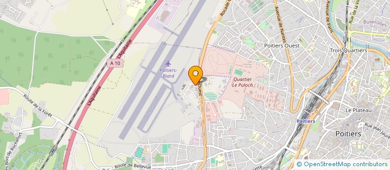 localisation de l'entreprise MONTECRISTO INVESTISSEMENTS  POITIERS