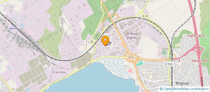 localisation de l'entreprise MONTEE DES PINS  ROGNAC