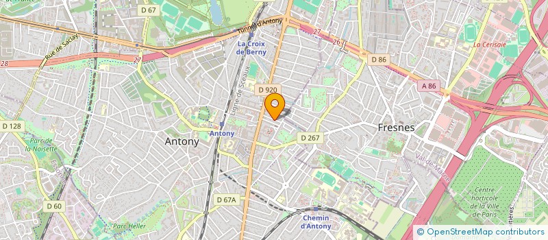 localisation de l'entreprise MONTEF UNIVERSITE à ANTONY
