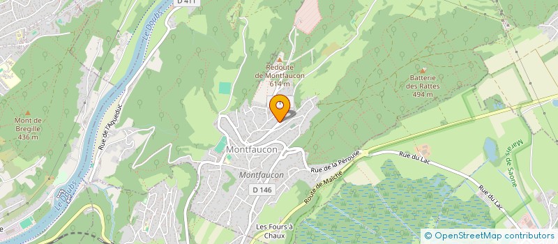 localisation de l'entreprise MONTEFALCONE  MONTFAUCON