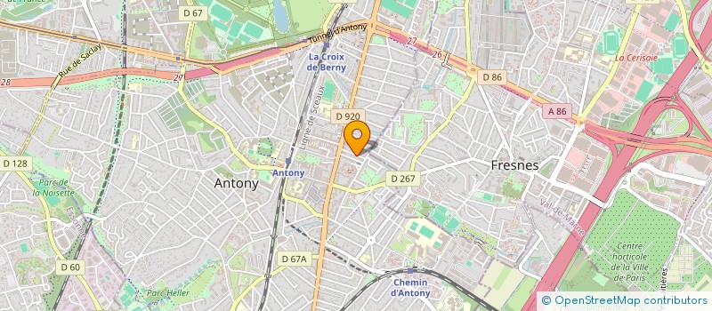 localisation de l'entreprise MONTEFIORE ET FILLES HOLDING à ANTONY