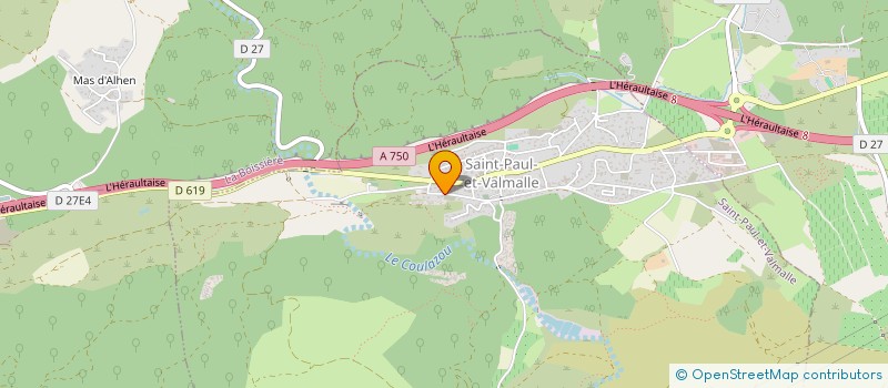 localisation de l'entreprise MONTEGO  SAINT-PAUL-ET-VALMALLE