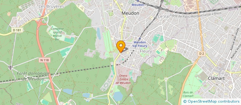 localisation de l'entreprise MONTEGO à MEUDON