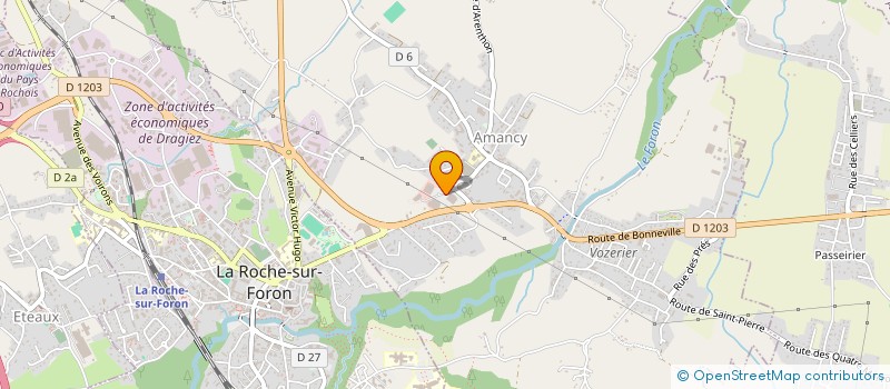 localisation de l'entreprise MONTEGRE SPORTS à AMANCY