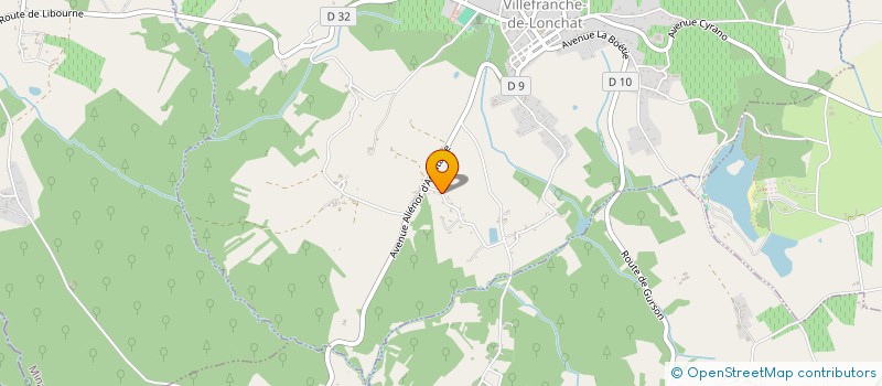 localisation de l'entreprise MONTEIL JENNIFER  VILLEFRANCHE-DE-LONCHAT