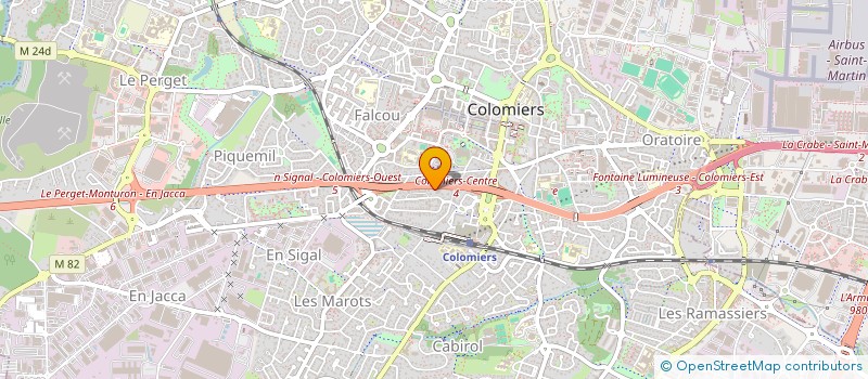 localisation de l'entreprise MONTEIL & MONTEIL à COLOMIERS