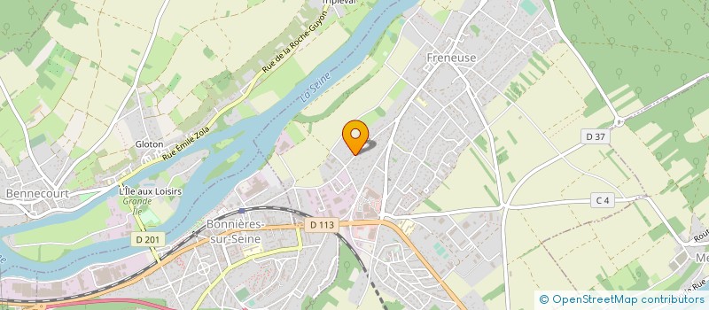 localisation de l'entreprise MONTEIL PLOMBERIE CHAUFFAGE  FRENEUSE